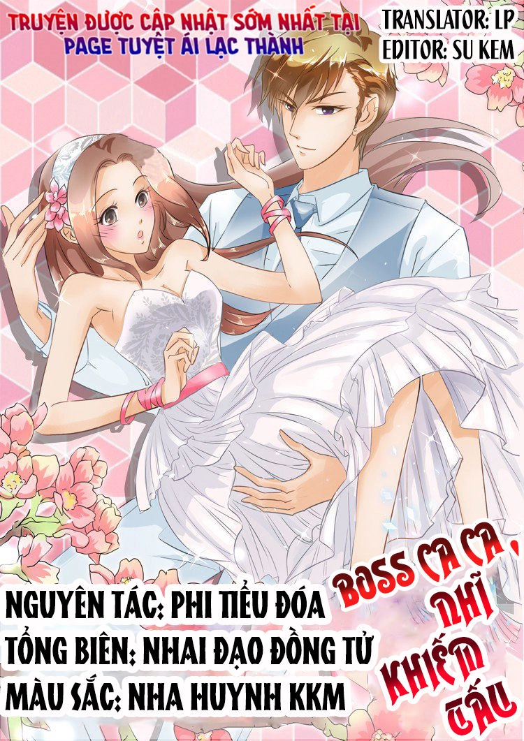 Boss Ca Ca! Nhĩ Khiếm Tấu Chapter 26 - 1