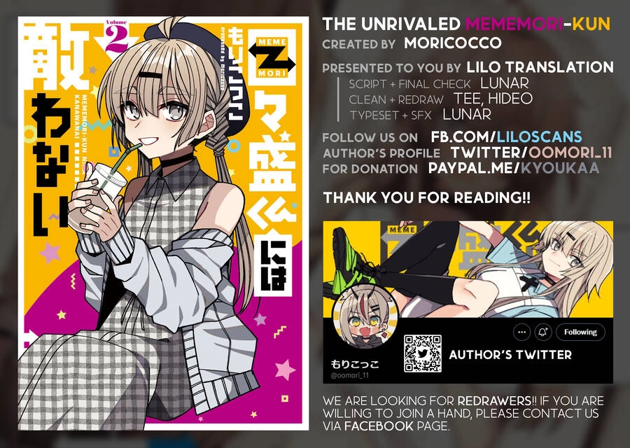 Unparalleled Mememori-Kun Chapter 9 - 1