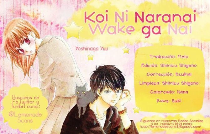 Koi Ni Naranai Wake Ga Nai Chapter 3 - 5
