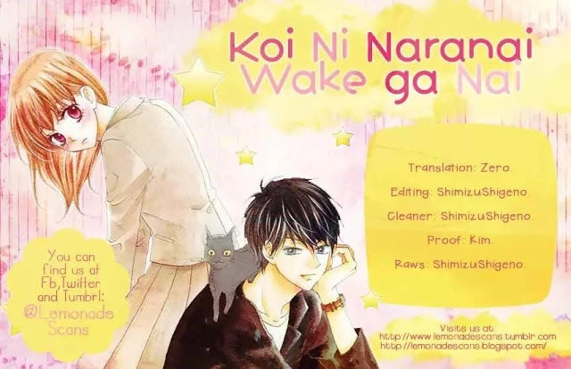 Koi Ni Naranai Wake Ga Nai Chapter 14 - 1