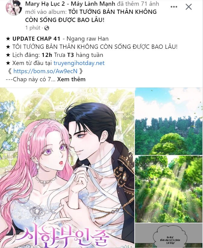 Tôi Tưởng Bản Thân Không Còn Sống Được Bao Lâu! Chapter 41.1 - 36