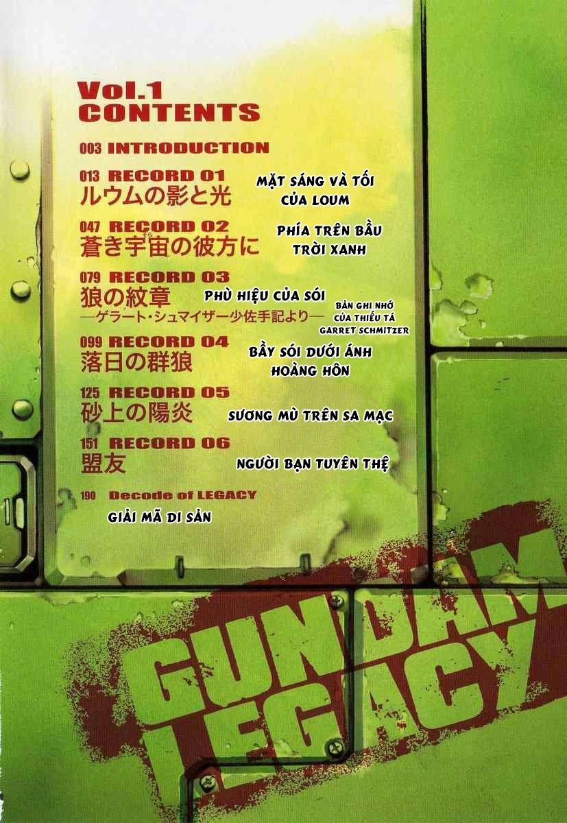 Gundam Legacy Chapter 1 - 4