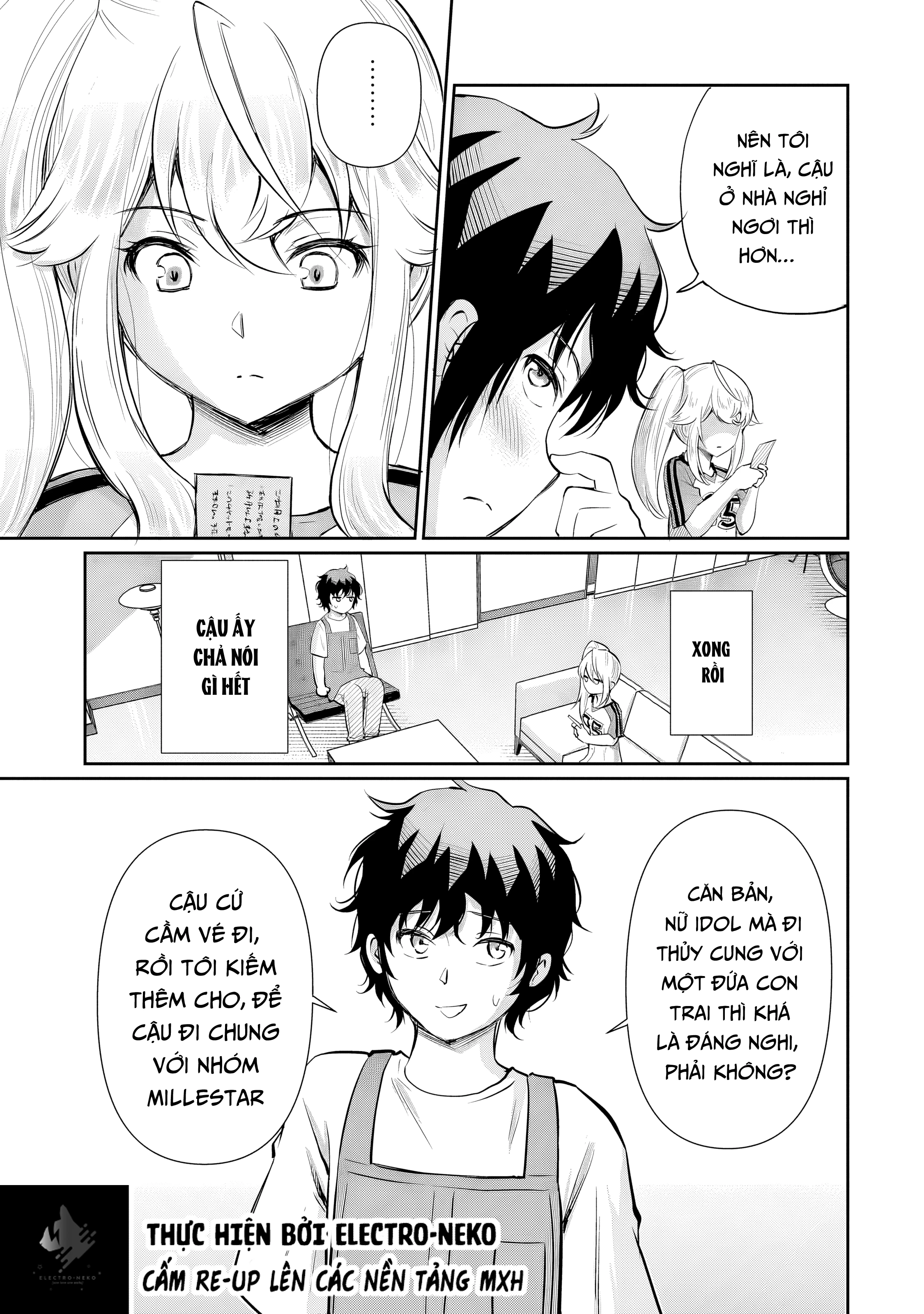 Cô Nàng Idol Đói Bụng Và Anh Chàng Yêu Nội Trợ Chapter 17.2 - 15