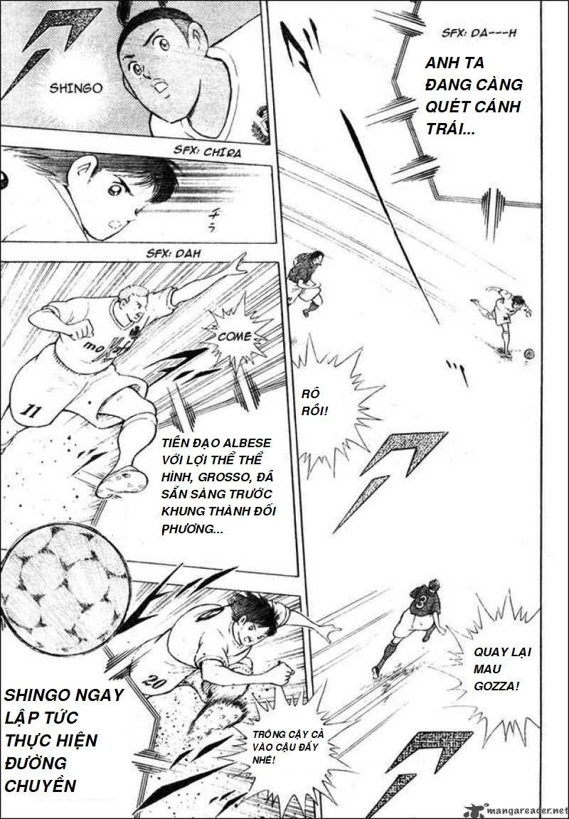 Captain Tsubasa : Trận Chiến Liên Đoàn Italy Chapter 4 - 10