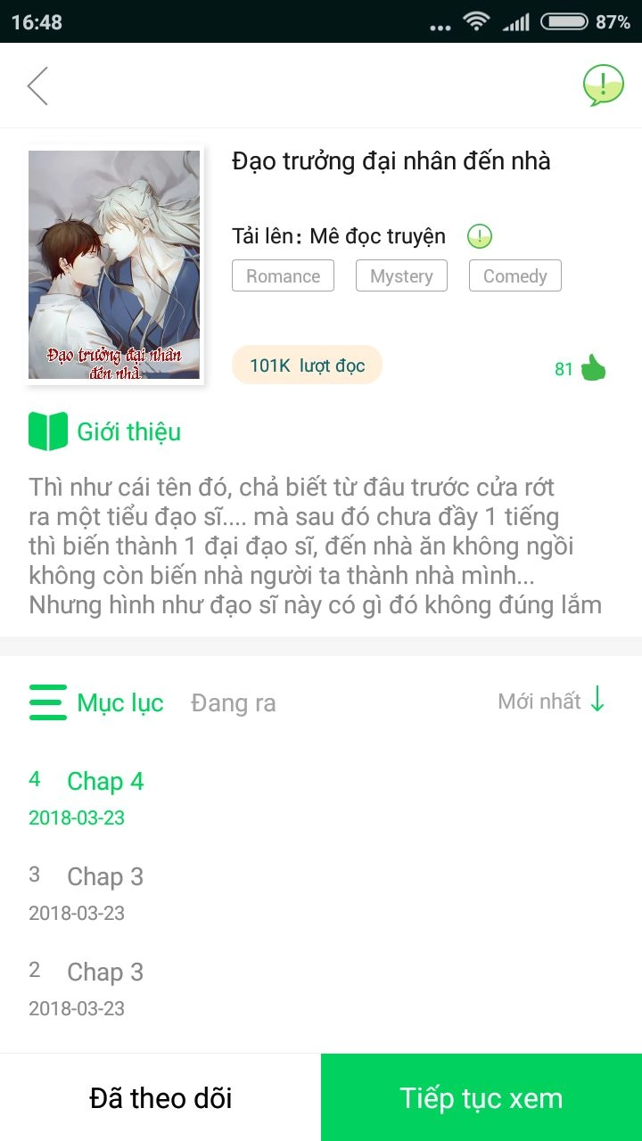 Đạo Trưởng Đại Nhân Đến Nhà Chapter 1 - 28