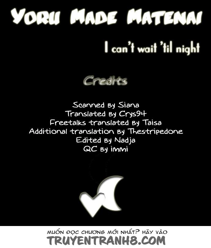 Yoru Made Matenai Chapter 1 - 1