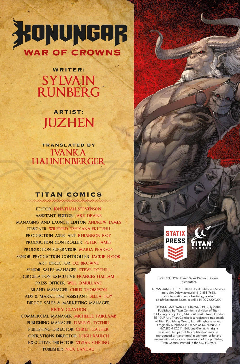 Konungar - Ác Chiến Vương Vị Chapter 1 - 3