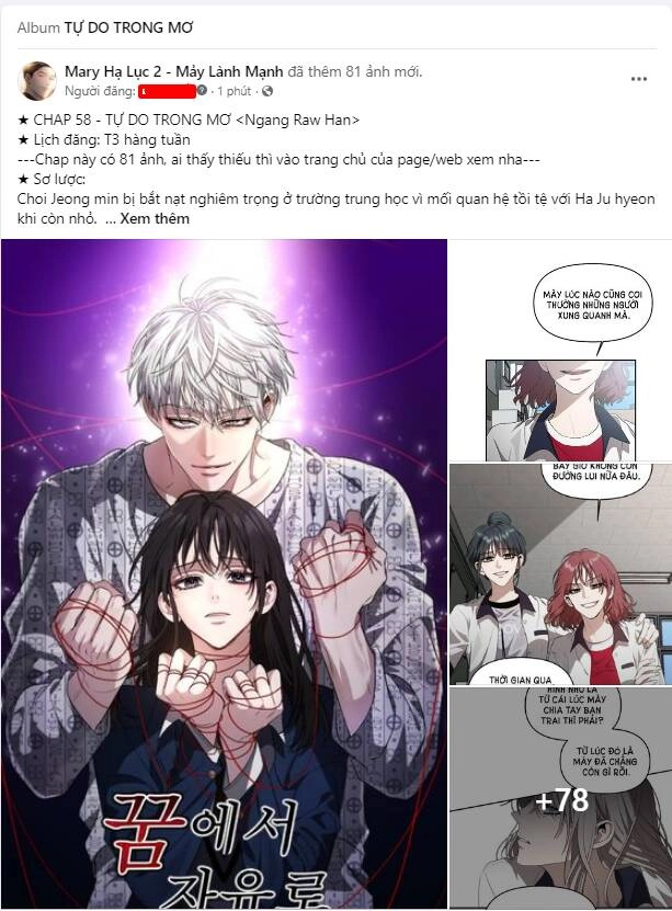 Tự Do Trong Mơ Chapter 58.1 - 1