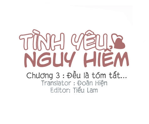 Tình Yêu Nguy Hiểm Chapter 3 - 6