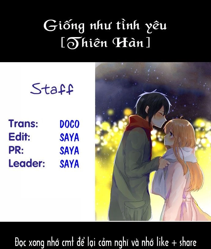 Giống Như Tình Yêu! Chapter 8.7 - 1