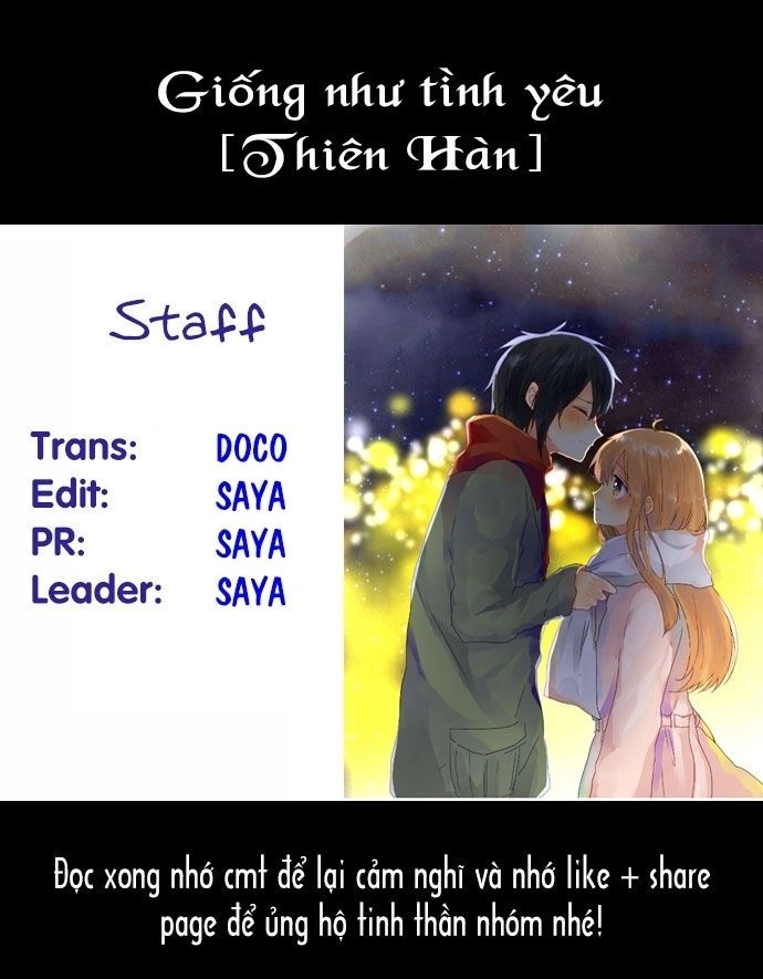 Giống Như Tình Yêu! Chapter 10 - 2