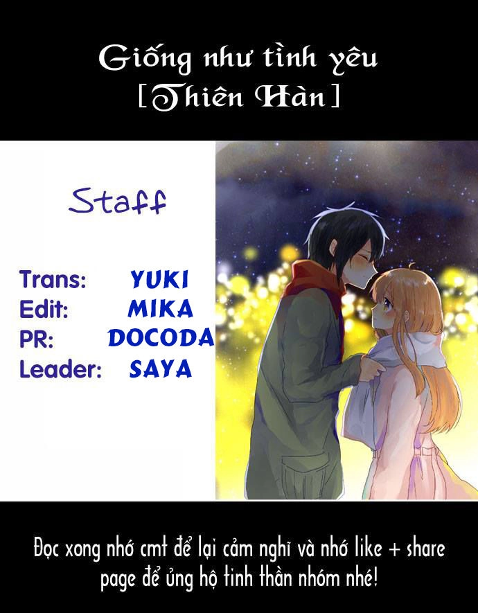 Giống Như Tình Yêu! Chapter 10.2 - 1