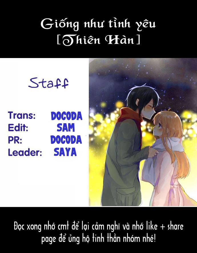 Giống Như Tình Yêu! Chapter 11 - 1