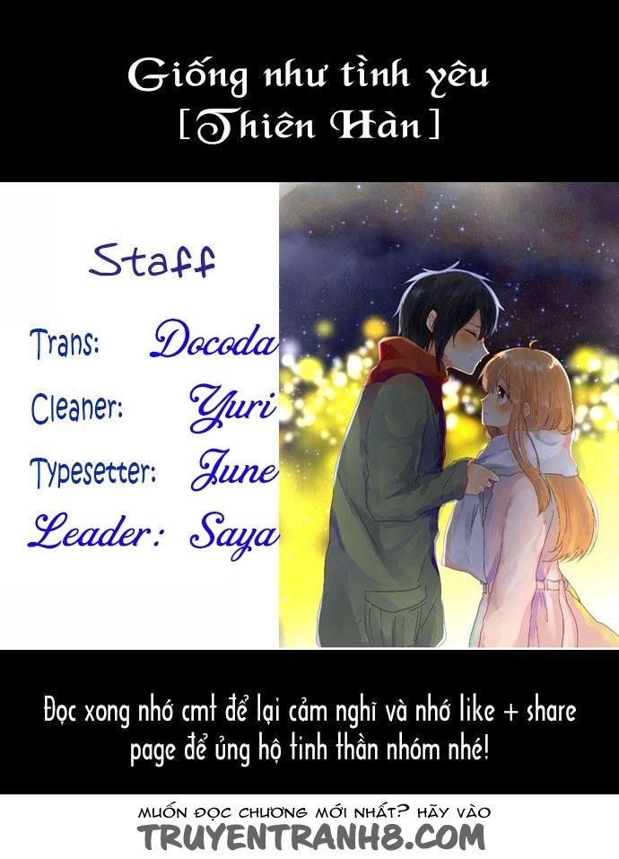 Giống Như Tình Yêu! Chapter 15 - 1