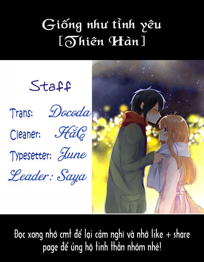 Giống Như Tình Yêu! Chapter 17 - 1