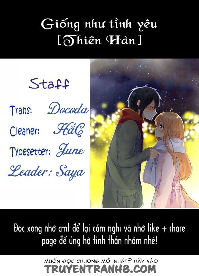 Giống Như Tình Yêu! Chapter 18 - 1