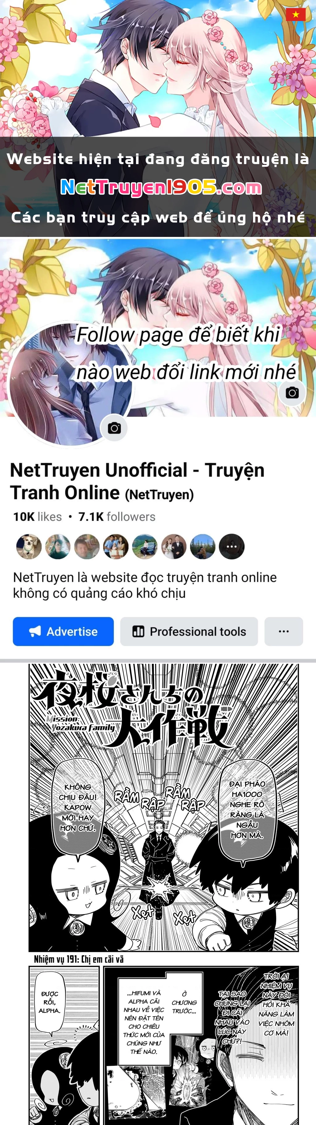 Gia Tộc Điệp Viên Yozakura Chapter 194.01 - 1