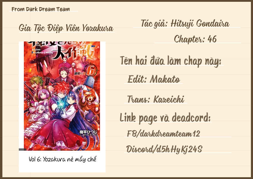 Gia Tộc Điệp Viên Yozakura Chapter 46 - 1