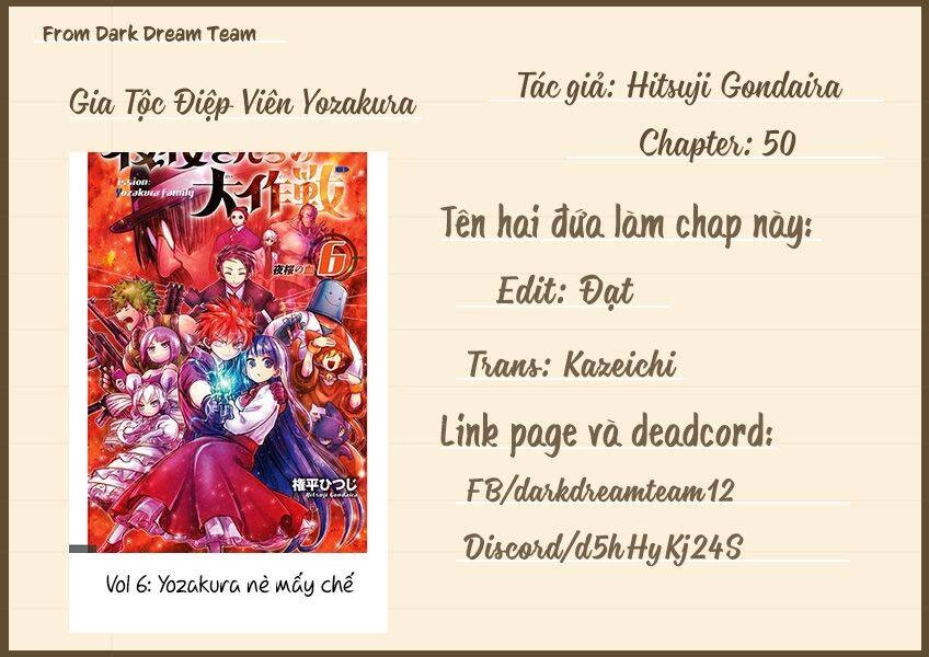 Gia Tộc Điệp Viên Yozakura Chapter 50.6 - 1