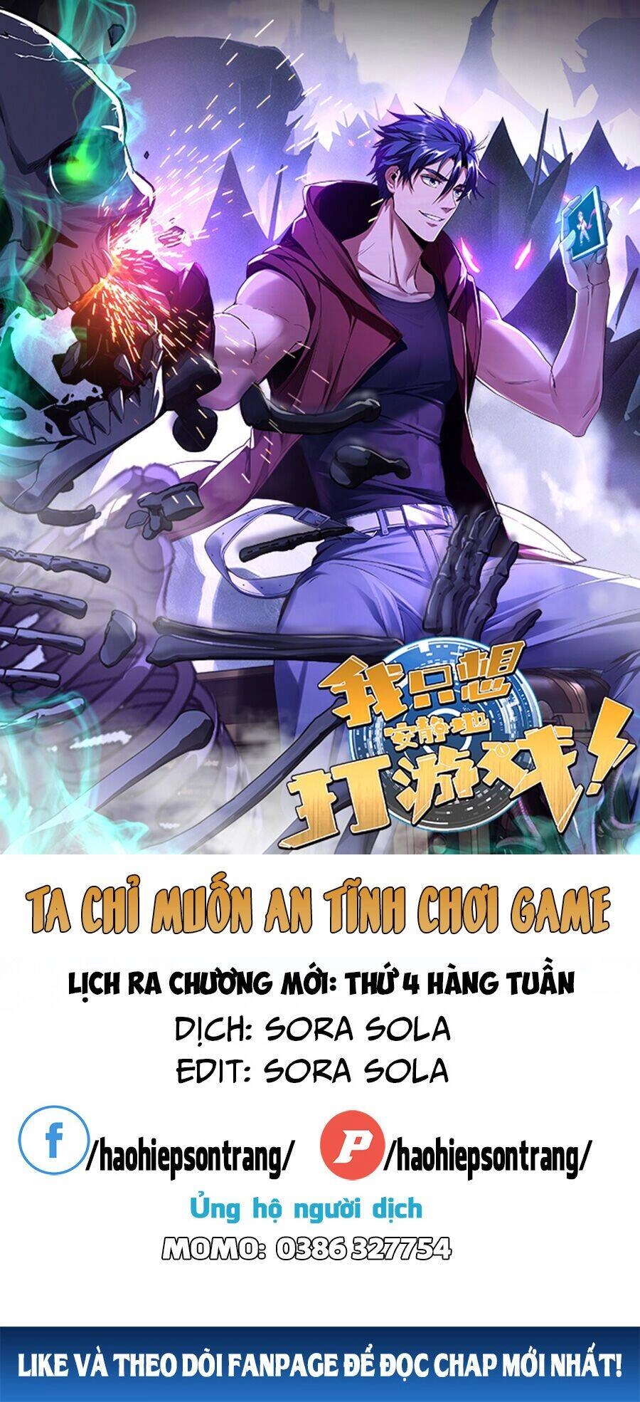 Ta Chỉ Muốn An Tĩnh Chơi Game Chapter 1 - 1