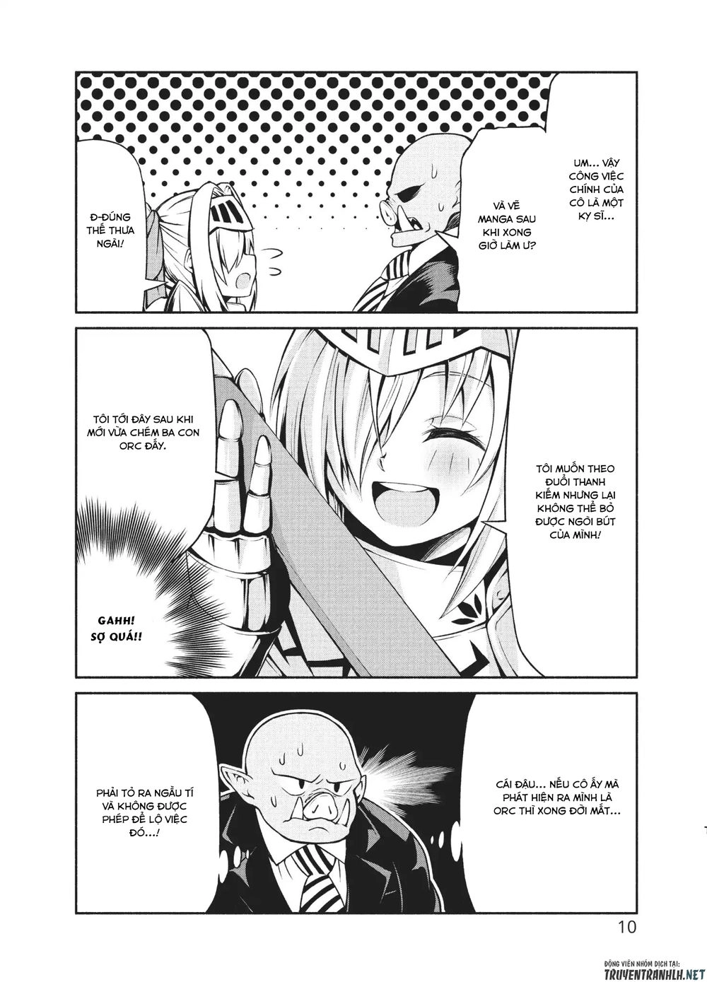 The Knight Cartoonist And Her Orc Editor Chapter 1 - 12