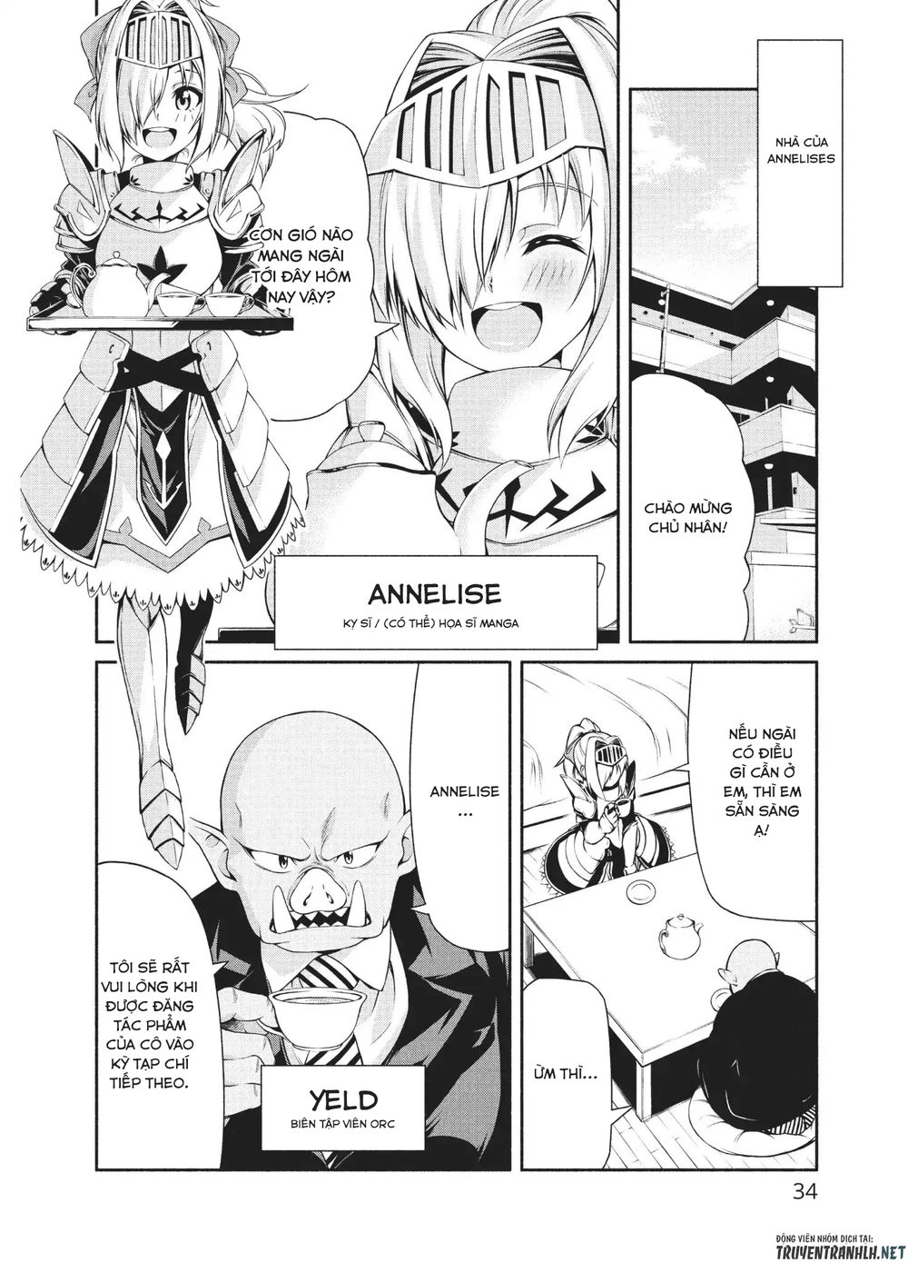 The Knight Cartoonist And Her Orc Editor Chapter 2 - 4