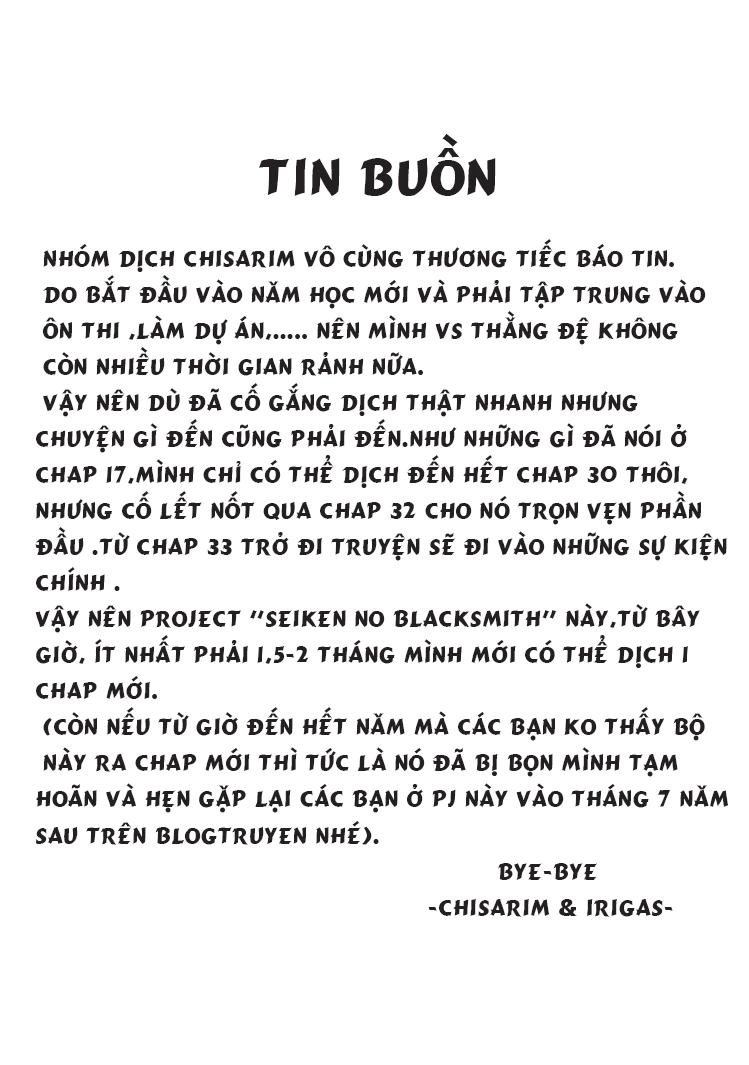 Seiken No Blacksmith Chapter 32 - 36