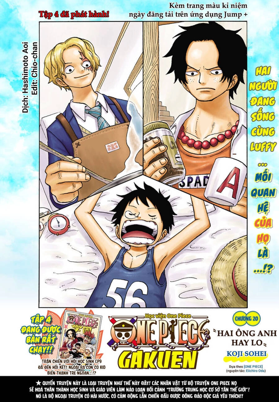 Học Viện One Piece Chapter 20 - 1