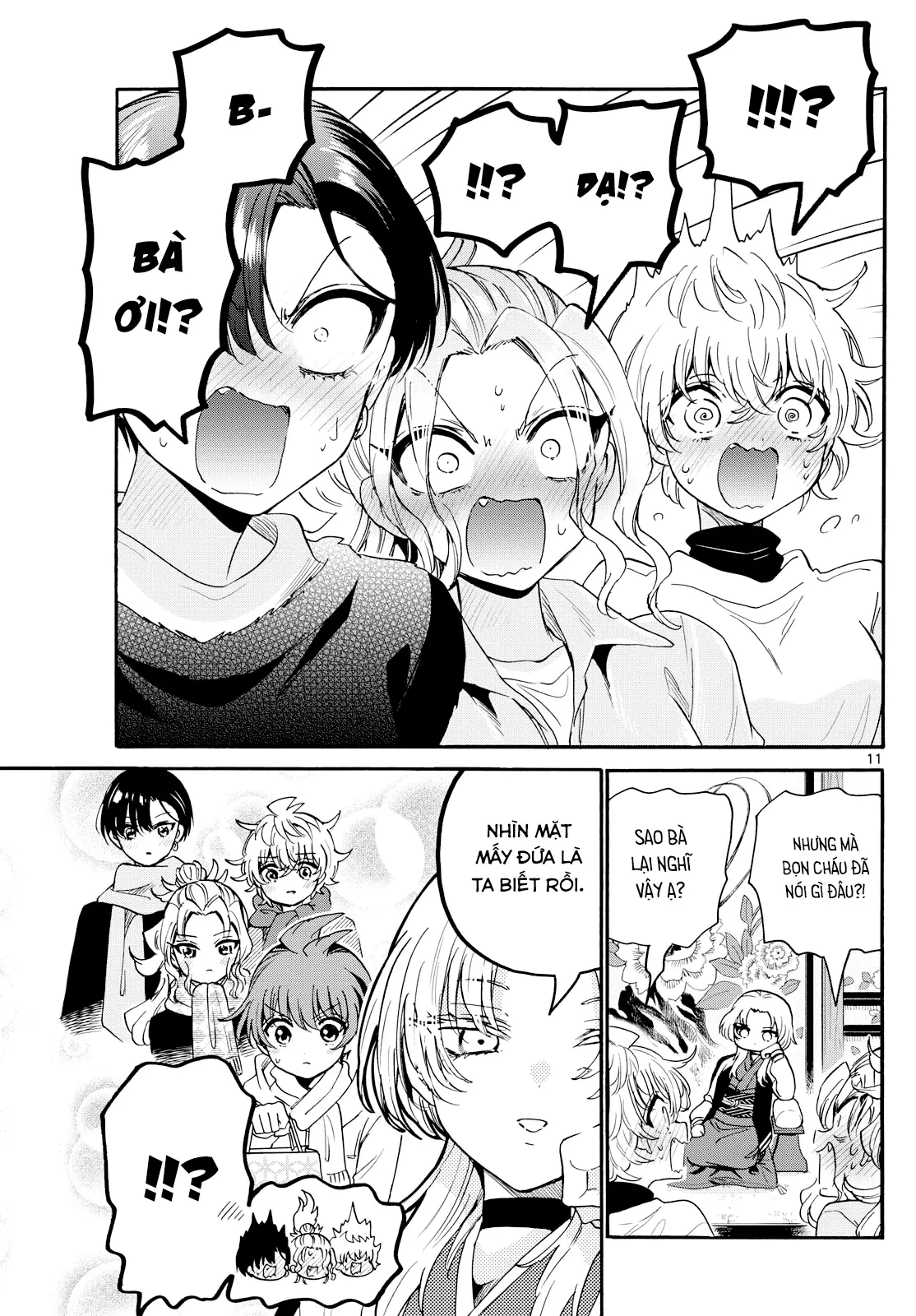 Ba Chị Em Nhà Mikadono Dễ Đối Phó Thật Đấy Chapter 186 - 11