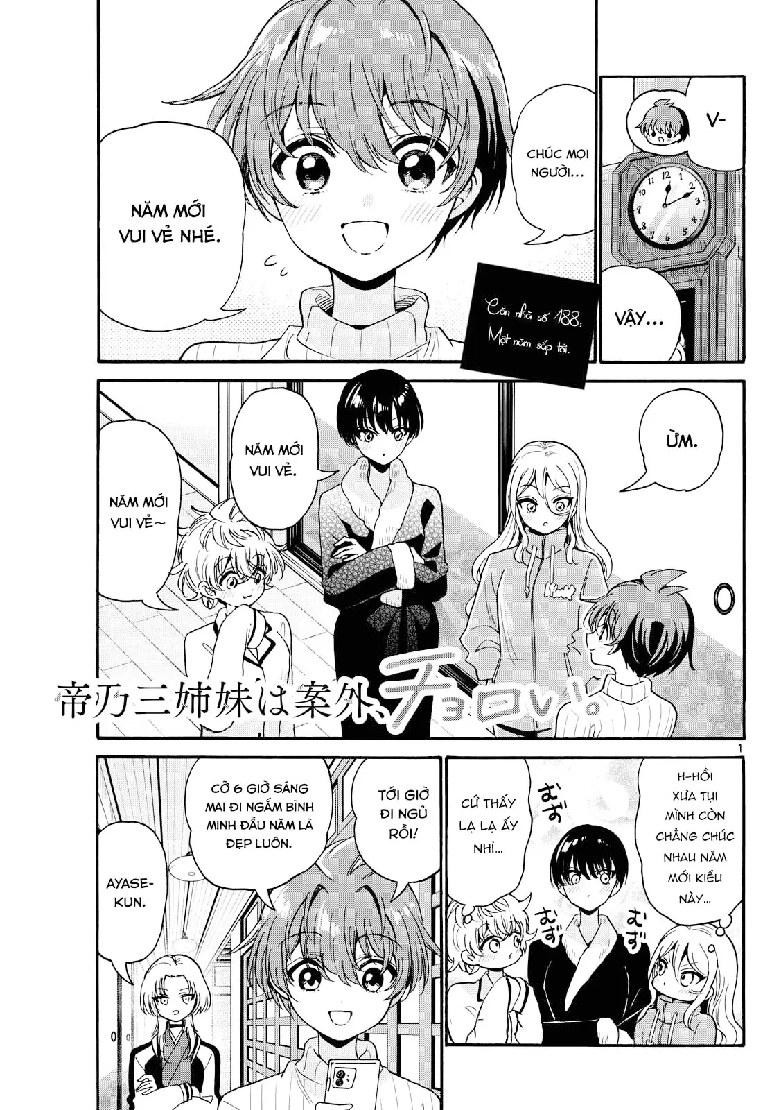 Ba Chị Em Nhà Mikadono Dễ Đối Phó Thật Đấy Chapter  188 - 2