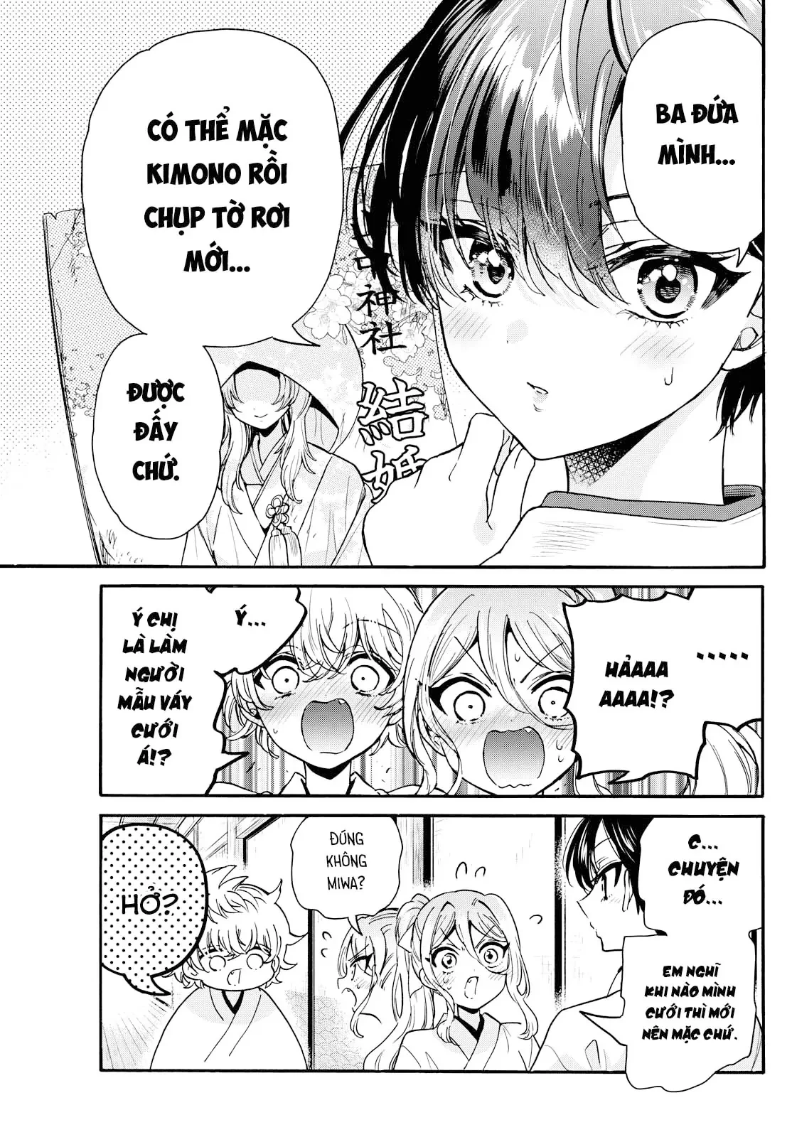 Ba Chị Em Nhà Mikadono Dễ Đối Phó Thật Đấy Chapter  190 - 4