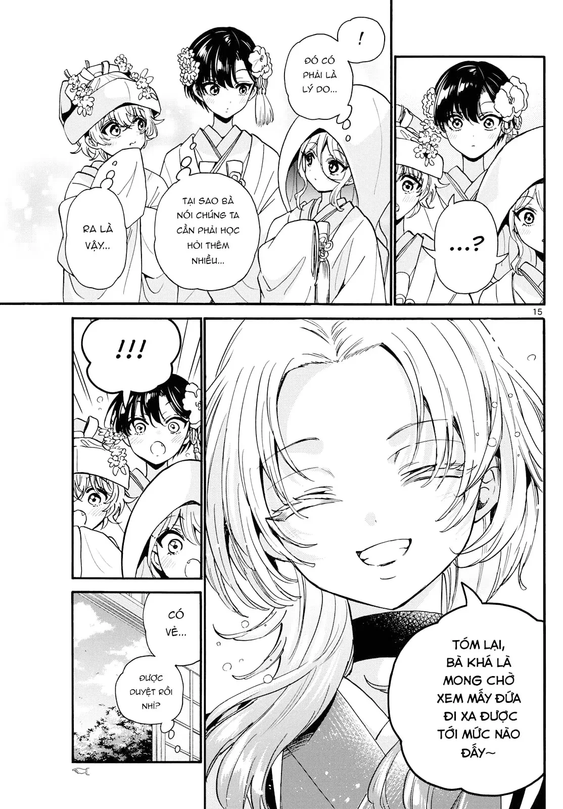 Ba Chị Em Nhà Mikadono Dễ Đối Phó Thật Đấy Chapter  190 - 15