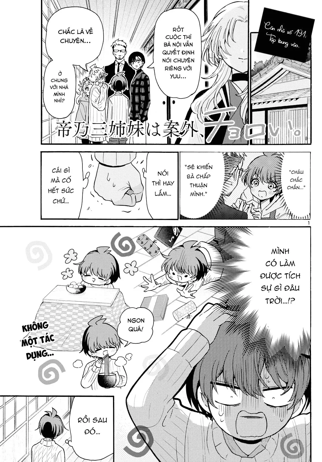 Ba Chị Em Nhà Mikadono Dễ Đối Phó Thật Đấy Chapter  191 - 2