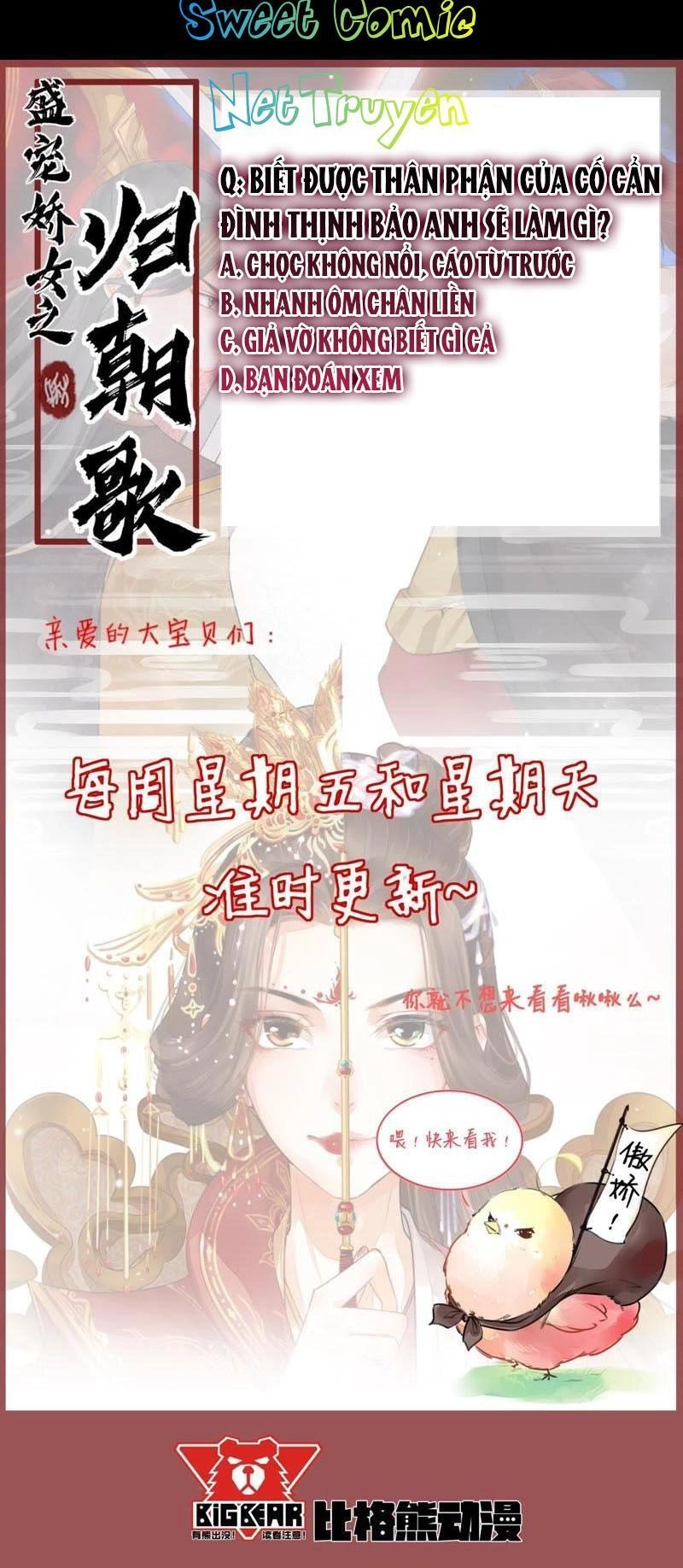 Thịnh Sủng Kiều Nữ Trở Về Triều Ca Chapter 22 - 30