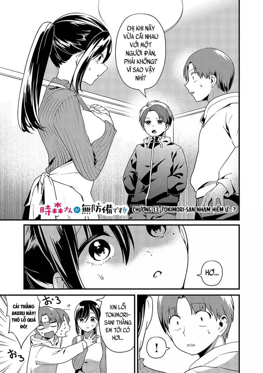 Tokimori-San Chẳng Chút Phòng Bị!! Chapter 13 - 2