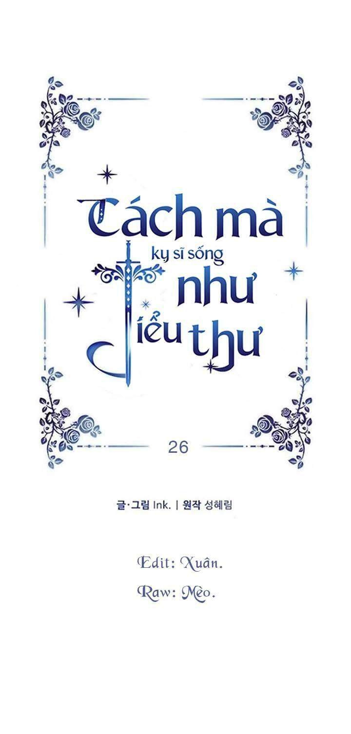Cách Hiệp Sĩ Sống Như Một Tiểu Thư Quyền Quý Chapter 26 - 3