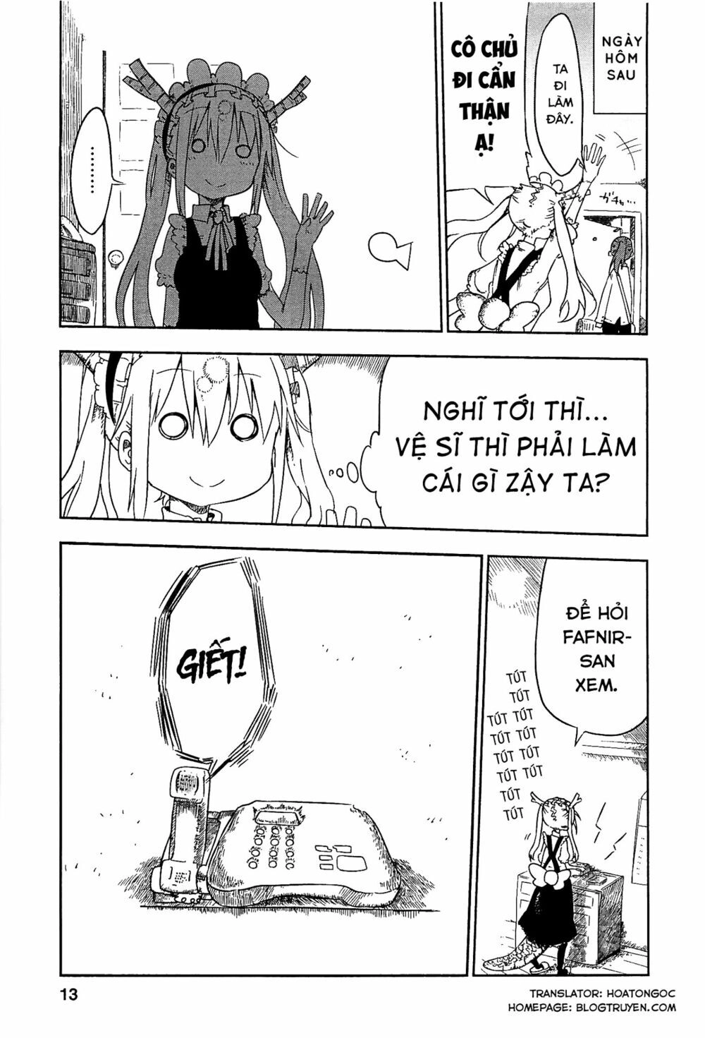 The Maid Dragon Of Kobayashi Chapter 1 - 13