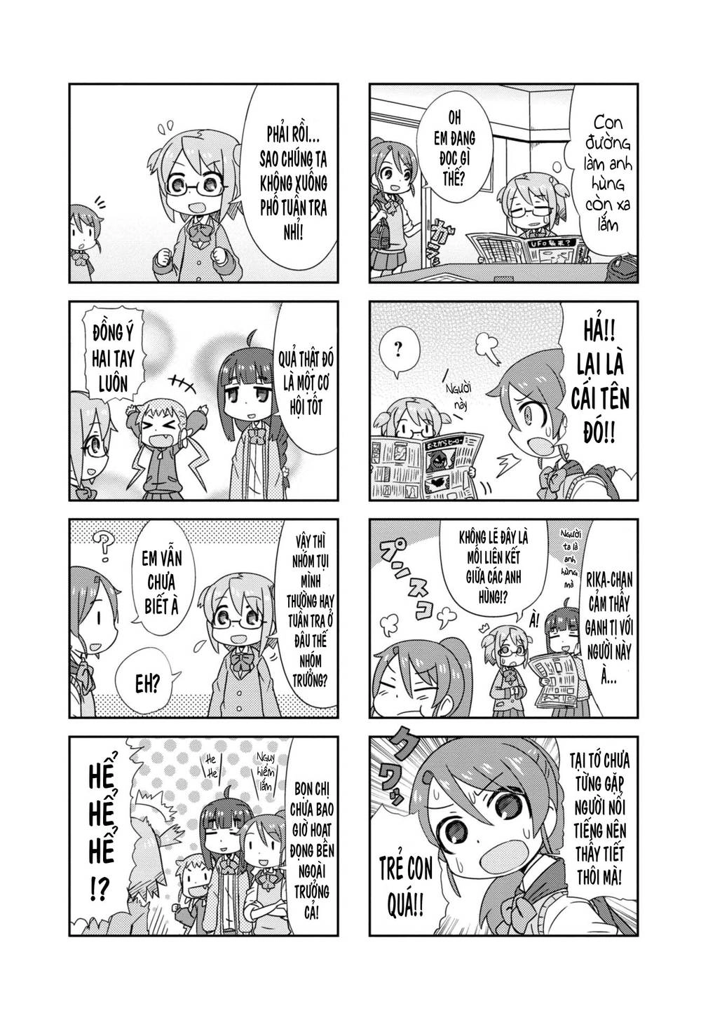 Cuộc Sống Hằng Ngày Của Nhóm Nữ Siêu Hùng Trung Học Chapter 3 - 3