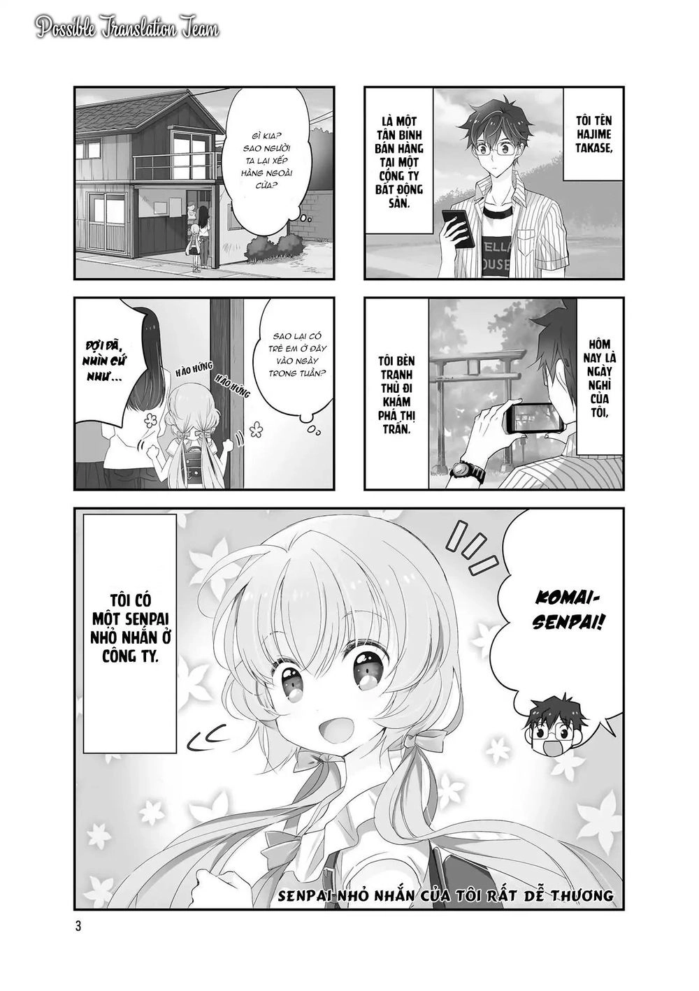 Senpai Nhỏ Nhắn Của Tôi Rất Dễ Thương Chapter 16 - 3