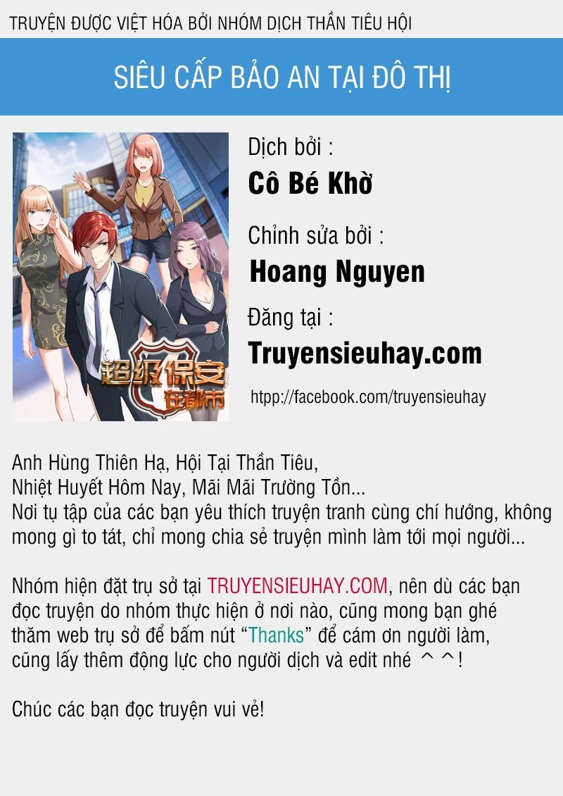 Siêu Cấp Bảo An Tại Đô Thị Chapter 39 - 1