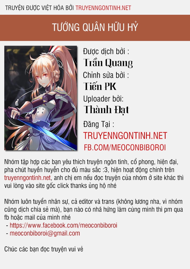 Tướng Quân Hữu Hỷ Chapter 2 - 1