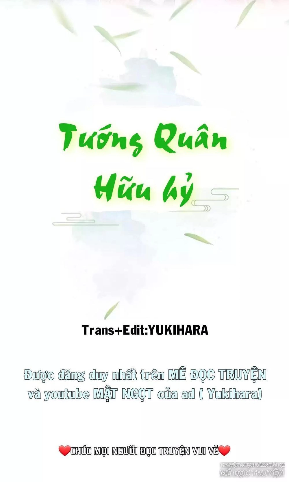 Tướng Quân Hữu Hỷ Chapter 33 - 1