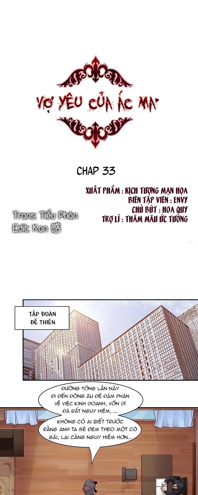 Vợ Yêu Của Ác Ma Chapter 33 - 1