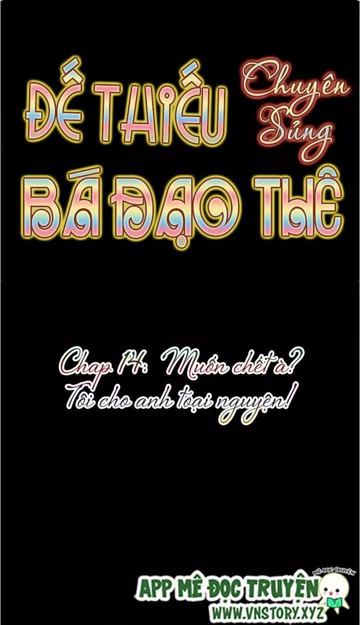 Đế Thiếu Chuyên Sủng Hắc Đạo Thê Chapter 14 - 4