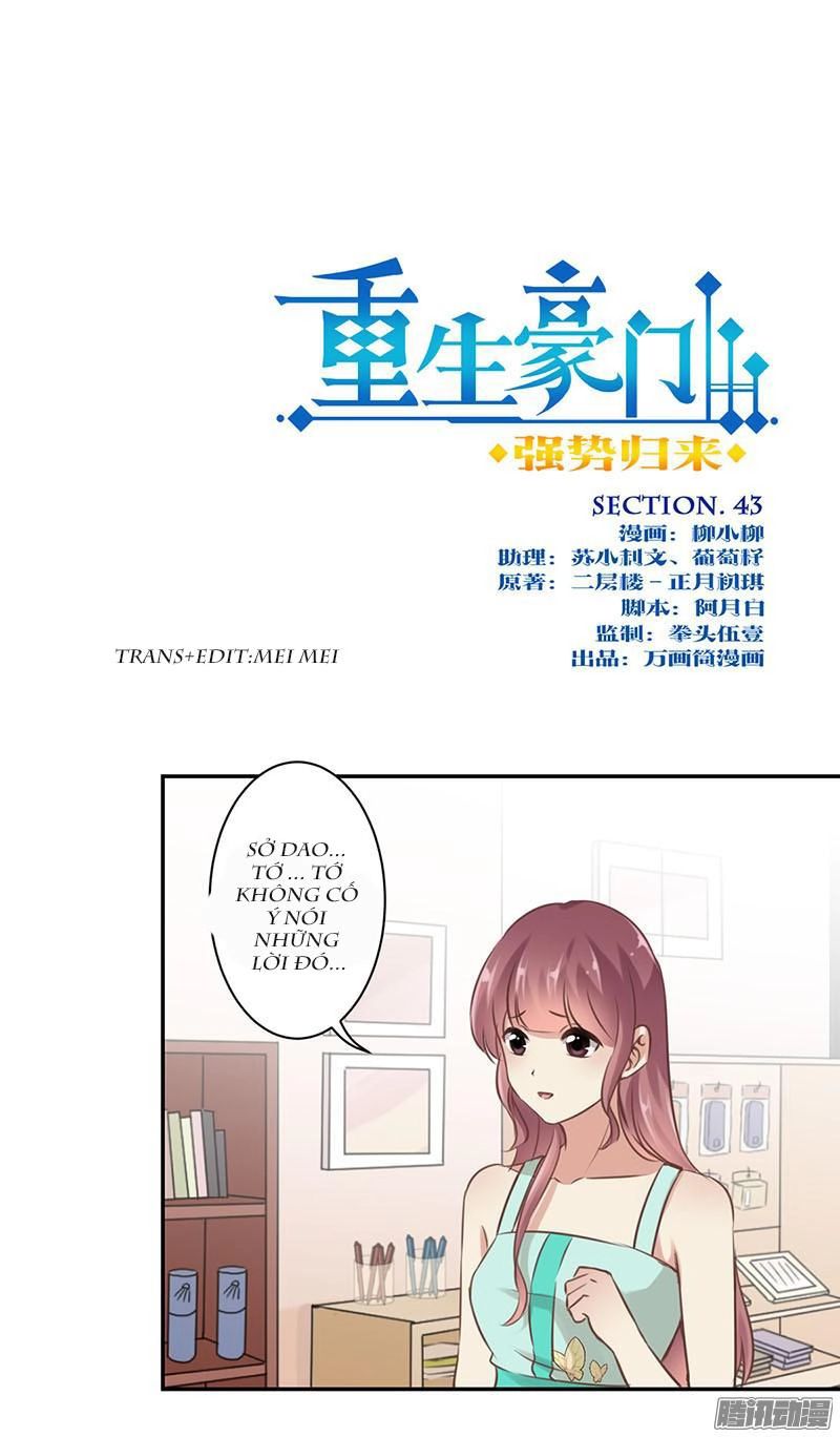 Trọng Sinh Chi Hao Môn Cường Thế Quy Lai Chapter 43 - 1