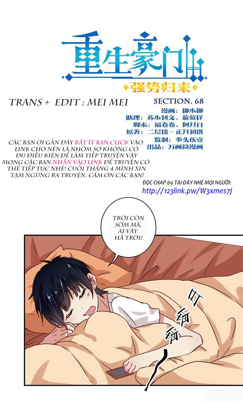 Trọng Sinh Chi Hao Môn Cường Thế Quy Lai Chapter 68 - 1