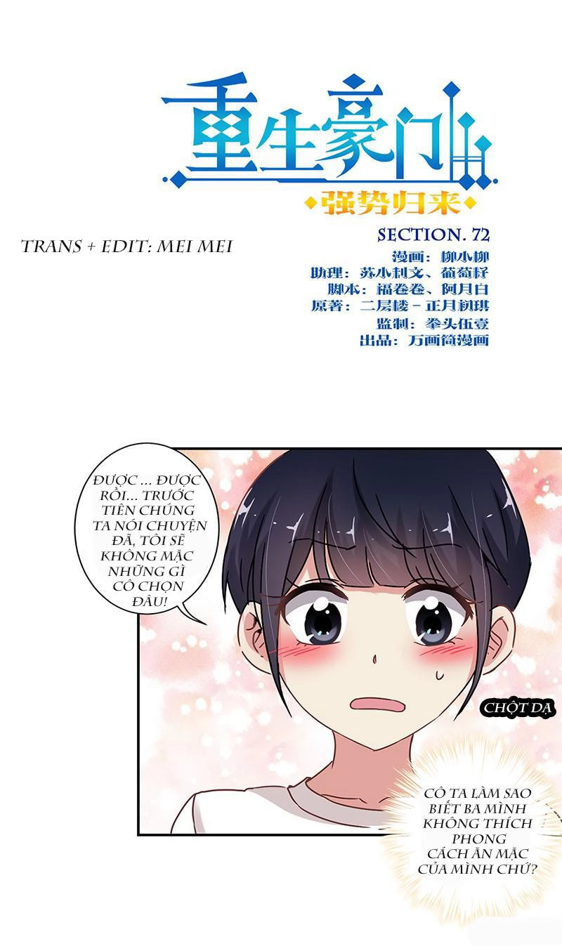 Trọng Sinh Chi Hao Môn Cường Thế Quy Lai Chapter 72 - 1