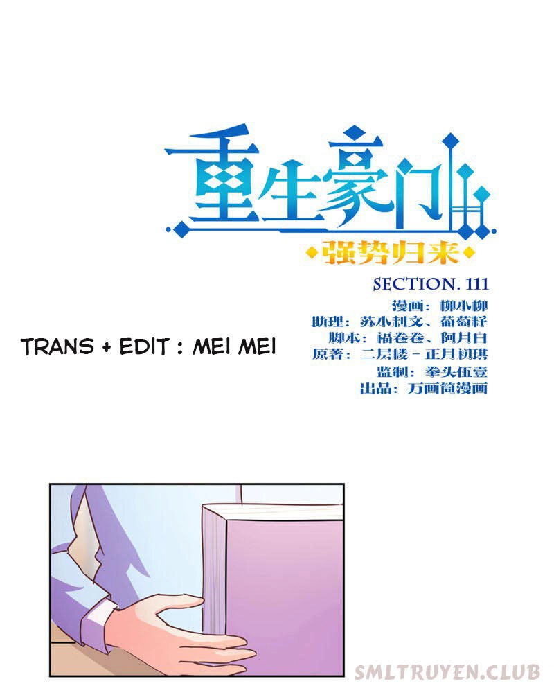 Trọng Sinh Chi Hao Môn Cường Thế Quy Lai Chapter 111 - 11