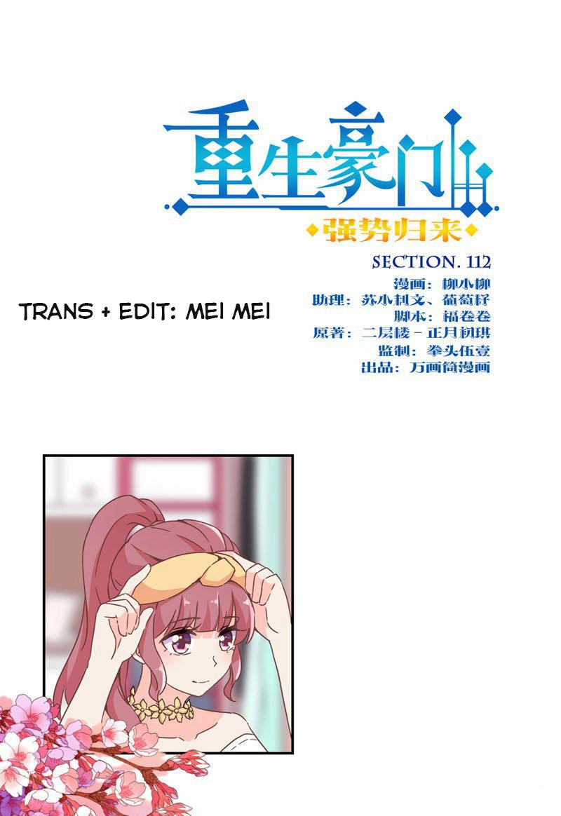 Trọng Sinh Chi Hao Môn Cường Thế Quy Lai Chapter 112 - 1