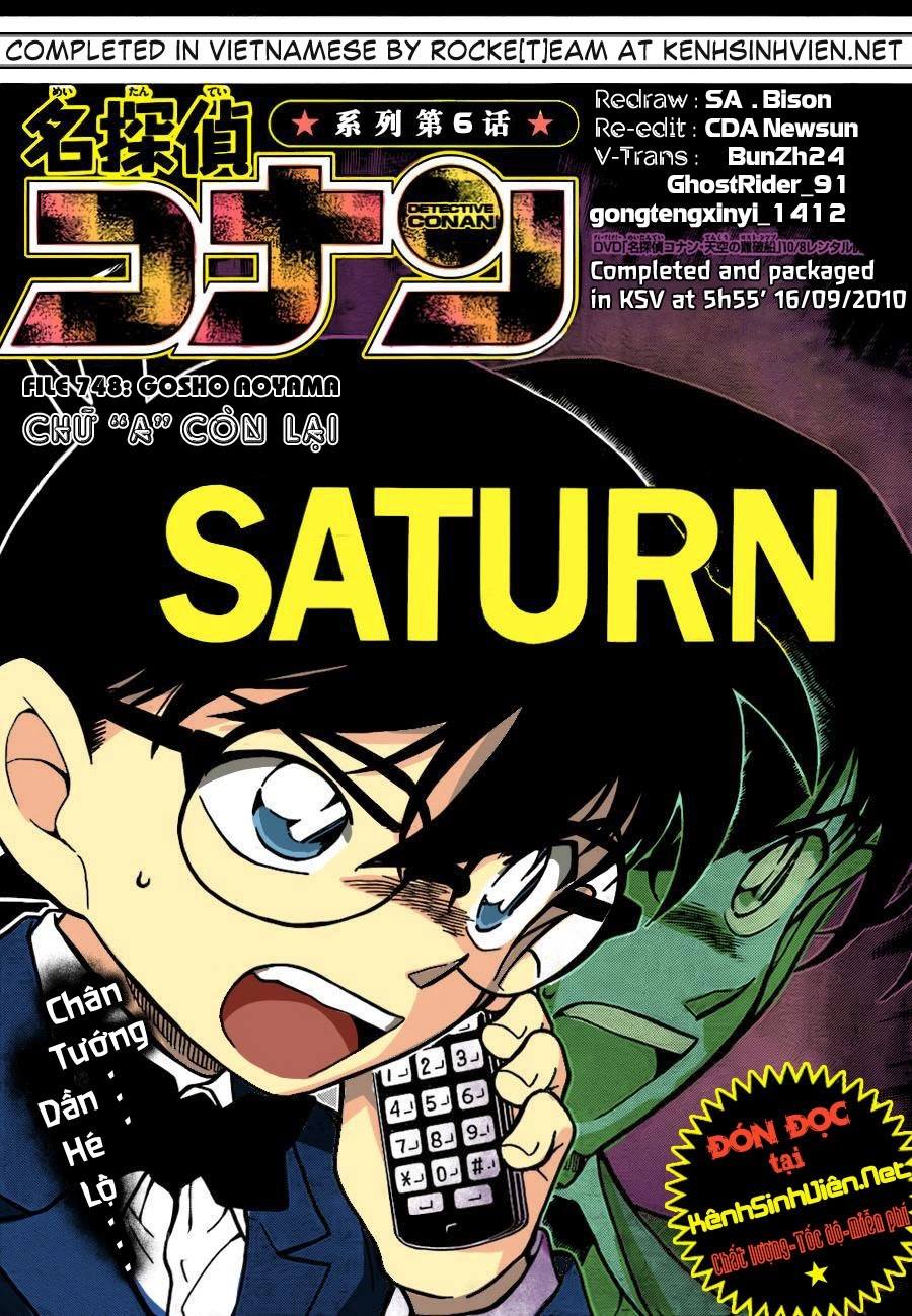 Thám Tử Conan Chapter 748 - 1